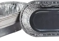 BAKER Oval Alum Tray (OX-6005) 100ml 1 ~item/2023/12/20/02340022_oval_alum_tray_100ml