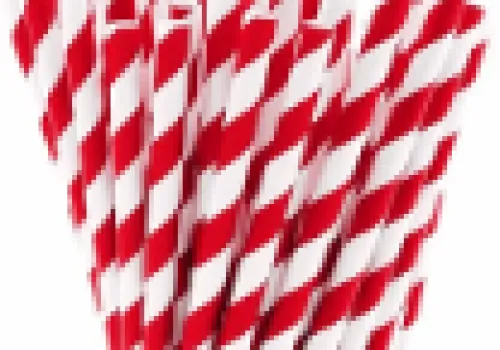 BAKER Paper Straw 8 mm (Garis Merah) 1 ~item/2023/12/28/09