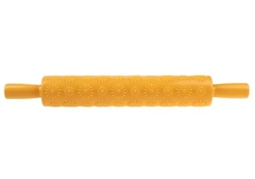 Rolling Pin Fondant Roller (Yellow Daisy) 1 ~item/2023/9/26/12970109_fondant_roller_yellow_daisy