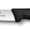 Steak knife pointed tip black handle