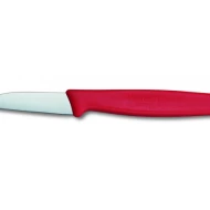 Paring knife red nylon handle 6cm