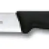 Table knife round tip black handle