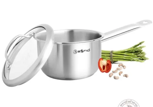 SAUCE PAN & POT Sauce Pan 16Cm W/Glass Lid-Estio Pro 1 ~item/2024/1/15/05660086