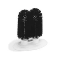 Twin Glass Washing Brush 8 Black