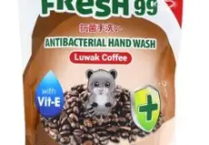 Soap Bagus FRESH 99 Antibacterial Hand Wash Pouch 375 ml - Luwak Coffee 1 ~item/2024/1/16/w_22743