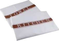 Cleaning Tools Kitchen Towel 17.5x32cm Putih-Coklat 1 ~item/2024/1/17/01640001