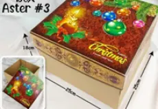 Cake Box CAKE BOX 25x25x18cm ASTER #3 @2pc 1 ~item/2024/1/18/170666