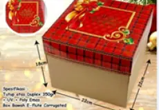 Cake Box CAKE BOX 22x22x18cm Box Izora-1 @2pc 1 ~item/2024/1/18/170668