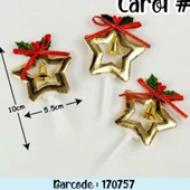 CAKE TOPPER CHRISTMAS  CAROL2 5pc