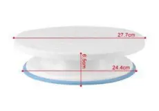 Cake Stand & TUrning Table CAKE TURNABLE PUTIH 28x7 1 ~item/2024/1/19/cat0001