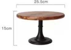 Cake Stand & TUrning Table Cake Stand Wood 25cm 1 ~item/2024/1/19/cat0010