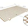 COOLING RACK BESAR CHEFMADE 413 x 25 x 18 cm Pink Pearl