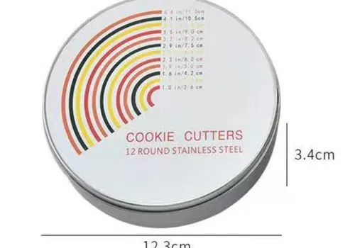 Cutter COOKIE CUT BULAT SET WARNA SS 12PC 1 ~item/2024/1/20/ctd0026