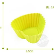 CUP SILICONE HATI 5 x 45 x 24 cm 6g 5pcs