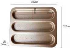 Pan & Sheet Pan L. FRANCE BAGUETTE SC 38 x 32 x 3 cm 1 ~item/2024/1/22/lfb0001