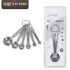 6PCS 304 SS measuring spoon set 