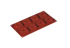 Mold FORMAFLEX 175 x 300 mm multiportion silicone mould - 8 savarin indents Ř 65 x h 21 mm, vol. 49 ml 1 ~item/2024/1/23/fr010