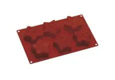 Mold FORMAFLEX 175 x 300 mm multiportion silicone mould - 6 star indents Ř 82 x h 37 mm, vol. 110 ml 1 ~item/2024/1/23/fr067rsas