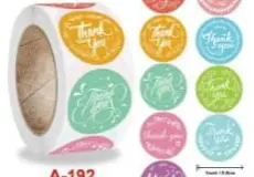 Sticker & Pita Roll STICKER A-192 2.5 cm/ 1 inch 1 Rol 500 lbr 1 ~item/2024/1/23/stc0005