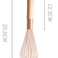 LISSE WHISK ROSEGOLD MEDIUM 255CM