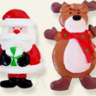 Fiber Santa  Teddy