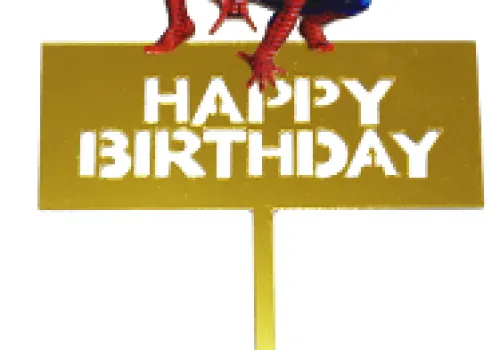 Topper Mini Topper Acrylic HBD Spiderman 1 ~item/2024/1/25/p20