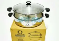 Steamer FORTIUS STEAMER SET 2 PIECE WITH GLASS LID 40 CM 1 ~item/2024/1/26/14840132