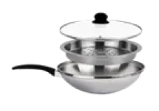 Wok ROYAL LIFE WOKPAN STEAMER SS 30CM 1 ~item/2024/1/26/14840156