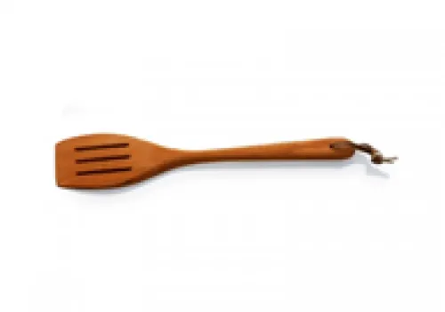 Turner & Spatula Teak Slotted Turner 30 cm / 12 inch 1 ~item/2024/1/27/07400019