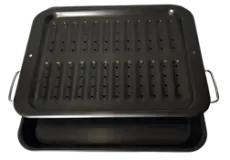 Grill & Roasting Large Broiler Pan w/ SS handle (42.5 cm x 32 cm) 1 ~item/2024/1/27/07400027