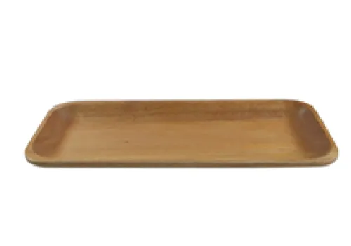 Bamboo MH Rectangle Plate 31.2 x 11.7 cm Mahoni 1 ~item/2024/1/27/07400039