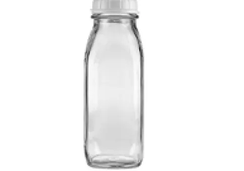 Bottle 300ml Square Glass Bottle with plastic lid 1 ~item/2024/1/3/ewd