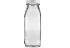 Bottle 300ml Square Glass Bottle with plastic lid 1 ~item/2024/1/3/ewd