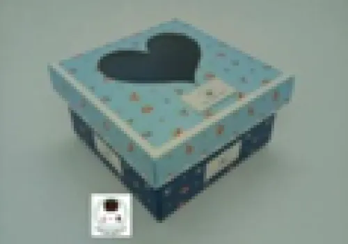 Cake Box Pure & Fresh Cake Box (BLUE) uk.16x16x9 cm @5pcs 1 ~item/2024/1/31/121180075