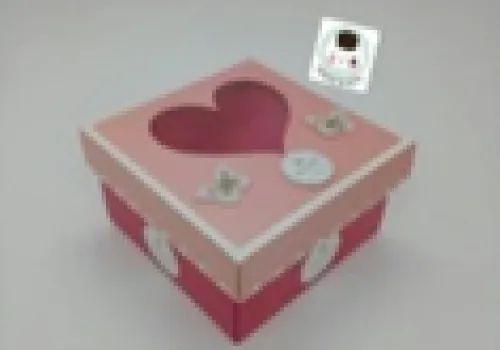 Cake Box Pure & Fresh Cake Box (PINK) uk.16x16x9 cm @5pcs 1 ~item/2024/1/31/121180076