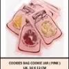 Cookies Bag Cookie Jar PINK uk10x13 cm