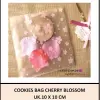 Cookies Bag Cherry Blossom uk10x10 cm