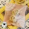 Cookies Bag Doily Lace Peach uk16x20 cm