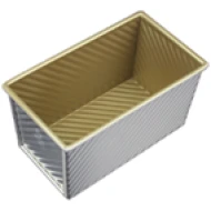 450 gr Corrugated Loaf PanWO Lid 