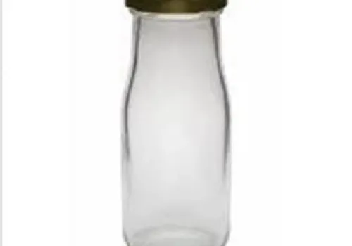 Bottle 200ml round glass bottle with metal cover 1 ~item/2024/1/4/06900031