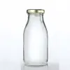 250 ml Round Glass Bottle with Metal Lid