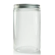 650ml Strait Round Glass Jar with Alu Lid