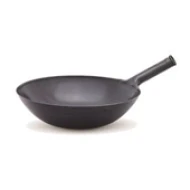 Wok 1 handle Carbon Steel Dia 34Cm