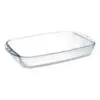 OVENCHEF CLEAR RECTANGULAR CASSEROLE 37X22cm