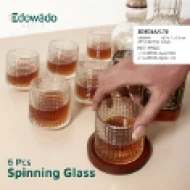 6 PCS SPINNING GLASS 170 ML