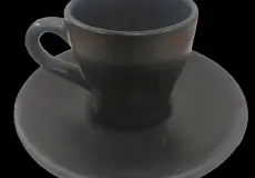 Glassware MUCHEF ESPRESSO TULIP CUP & SAUCER PASTEL BLACK 1 ~item/2024/2/5/1707120475429