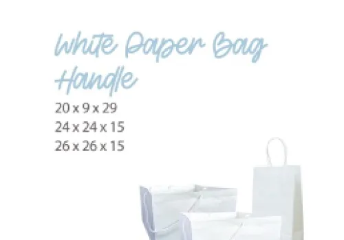 Cake Box DIGIPACK - White Paper Bag Tali 20 x 9 x 29 @25pcs 1 ~item/2024/2/7/101