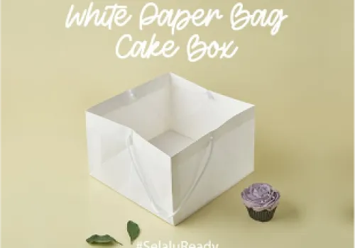 Cake Box DIGIPACK - White Paper Bag Cake Box 24 x 24 x 15 @10pcs 1 ~item/2024/2/7/106