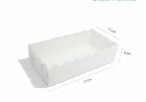 Cake Box DIGIPACK - Scallop White Cake Box 22 x 12 x 6 @5pcs 1 ~item/2024/2/7/79