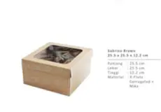 Cake Box DIGIPACK - Sabrina Brown Cake Box 20 x 20 x 13  @5pcs 1 ~item/2024/2/7/92_96